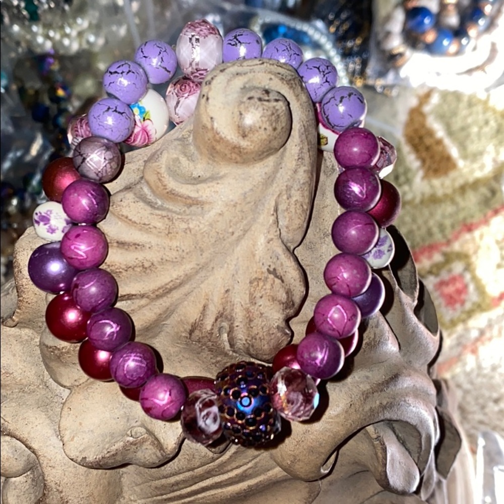 Rose 🥀 garden stretch bracelet